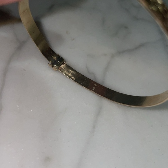 Vintage 9K Rolled Gold Joseph Smith and Son’s Etched Bracelet - Picture 5 of 6